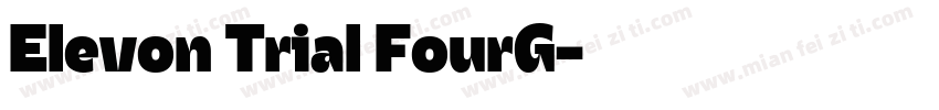 Elevon Trial FourG字体转换